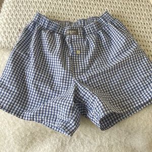 gingham boxer shorts